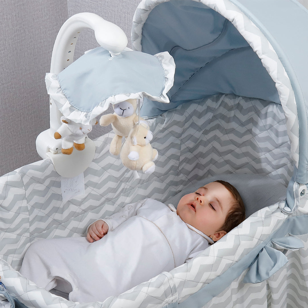 Buy Moon Soffy 4 In 1 Convertible Cradle Grey | Yallatoys.com