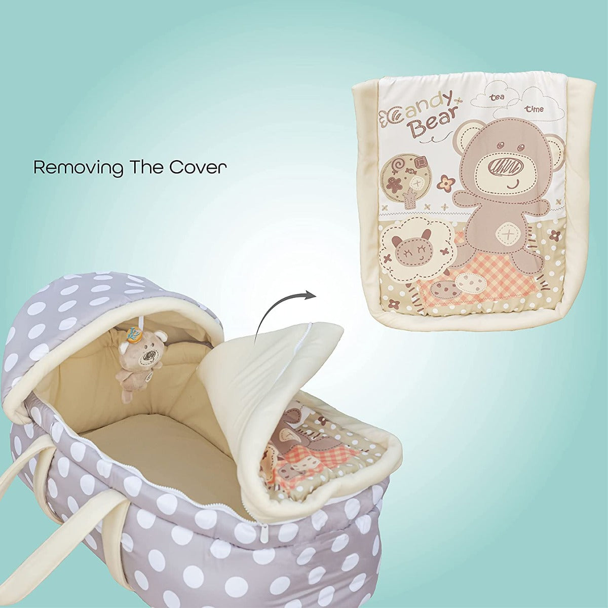 Moon Moses Basket Grey