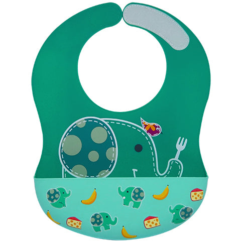 Marcus N Marcus  Wide Coverage Silicone Baby Bib Ollie