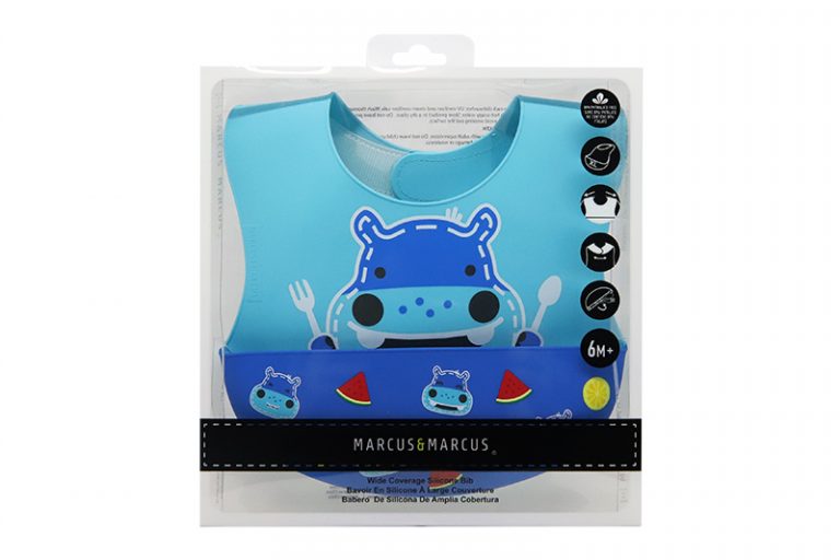Marcus N Marcus  Wide Coverage Silicone Baby Bib Lucas