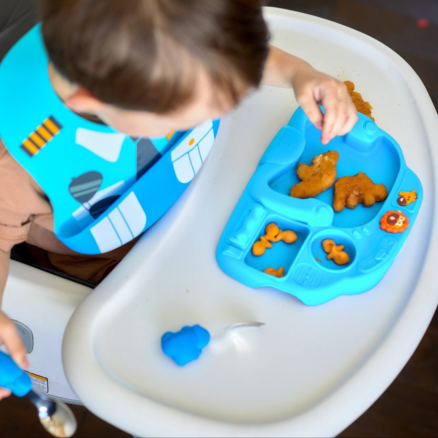 Marcus N Marcus  Creativplate With Suction Little Pilotf  Lucas
