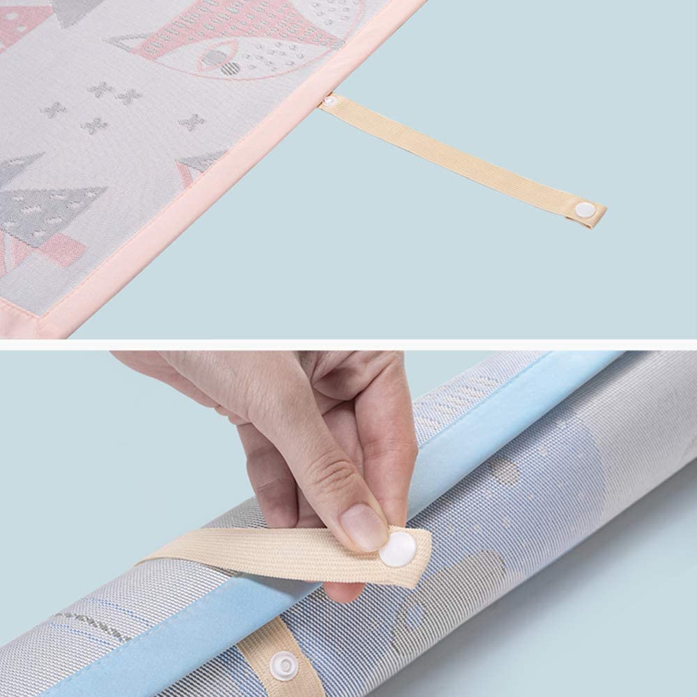 Sunveno Baby Mattress Protector Multipurpose Mat Blue L
