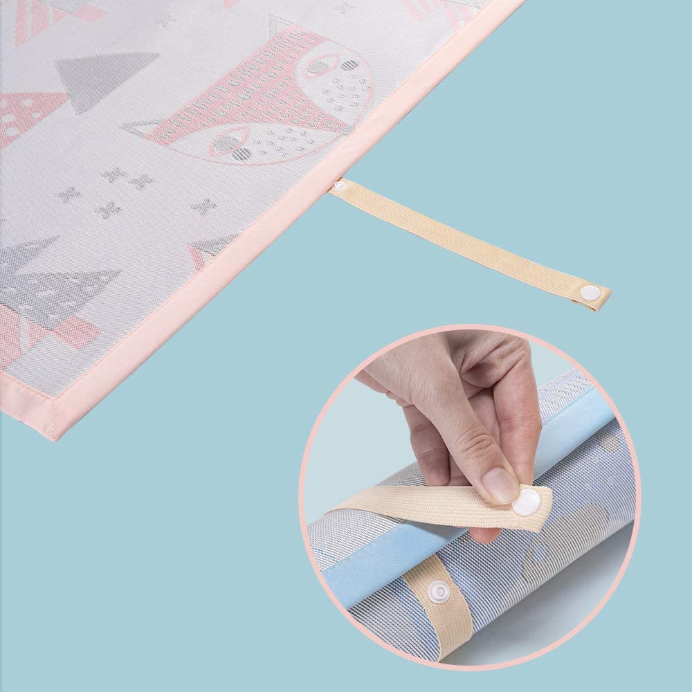 Sunveno Baby Mattress Protector Multipurpose Mat Pink L