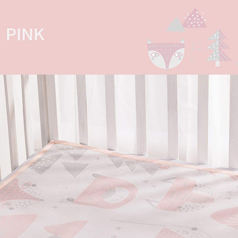 Sunveno Baby Mattress Protector Multipurpose Mat Pink L
