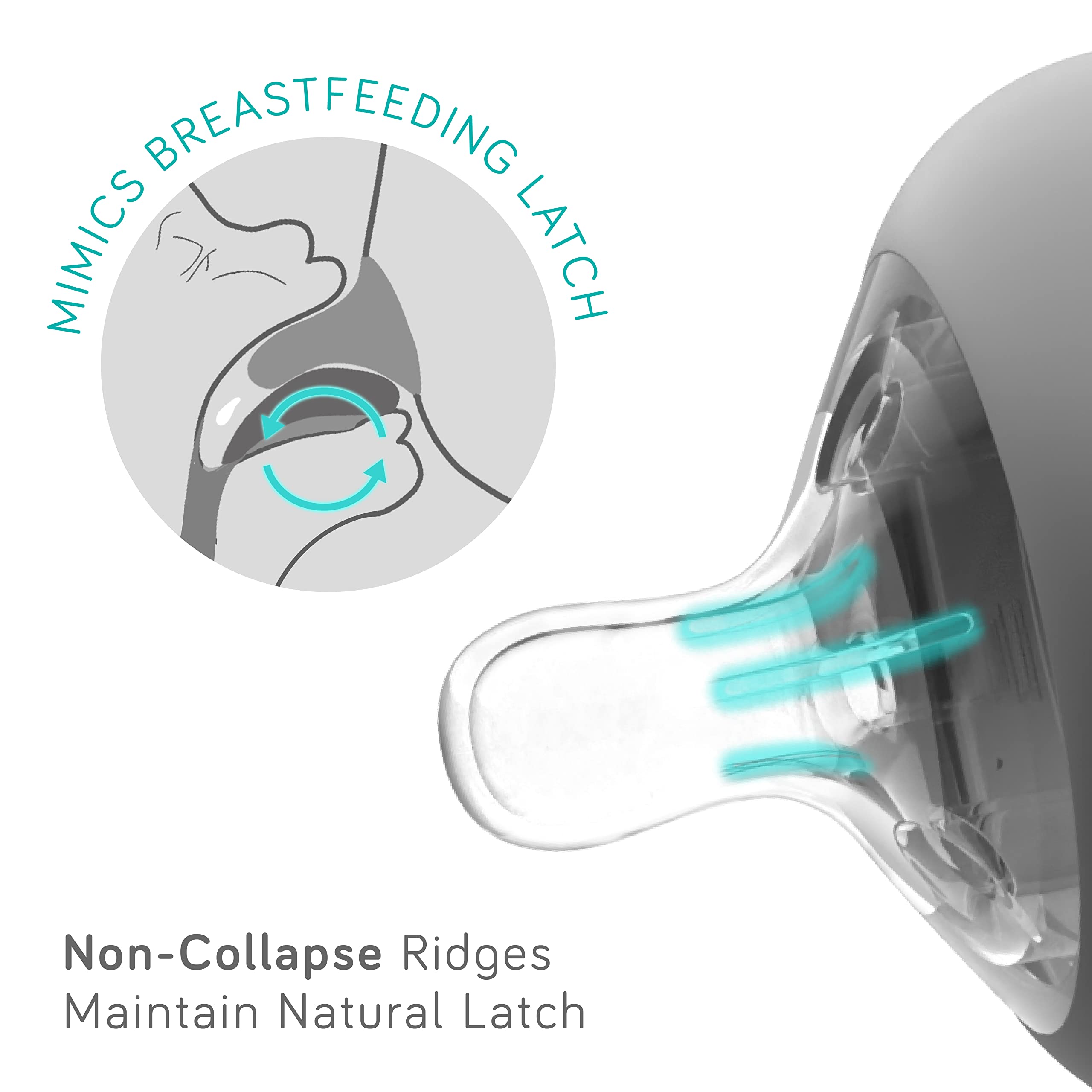Nanobebe Silicone Nipples Twin Pack Medium Flow