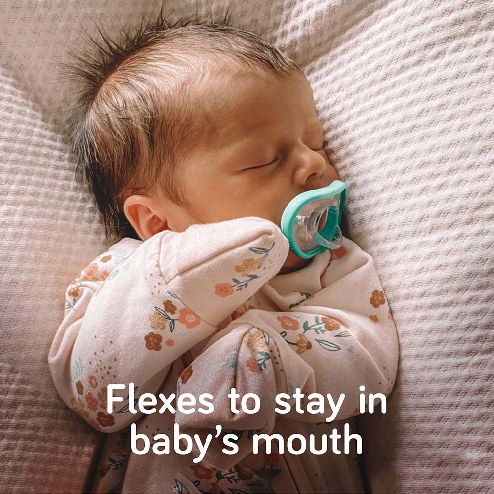 Nanobebe Flexy Pacifier 4 Pack 3M+ Pink+White