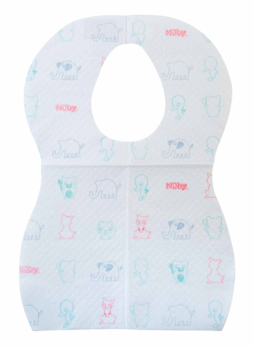 Nuby Disposable Bibs  10 Pc