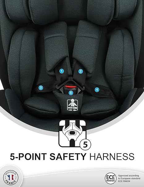 Nania Malta Grey Black Baby Car Seat
