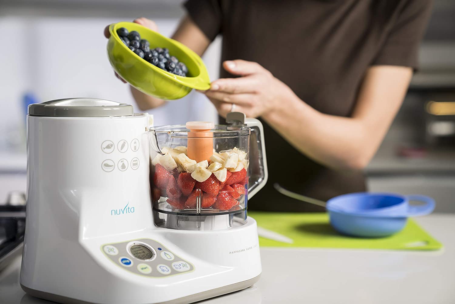 Nuvita Pappasana Vapor Combo 6 In 1. Food Processor  Steam Bottle Warmer  Sterilizer