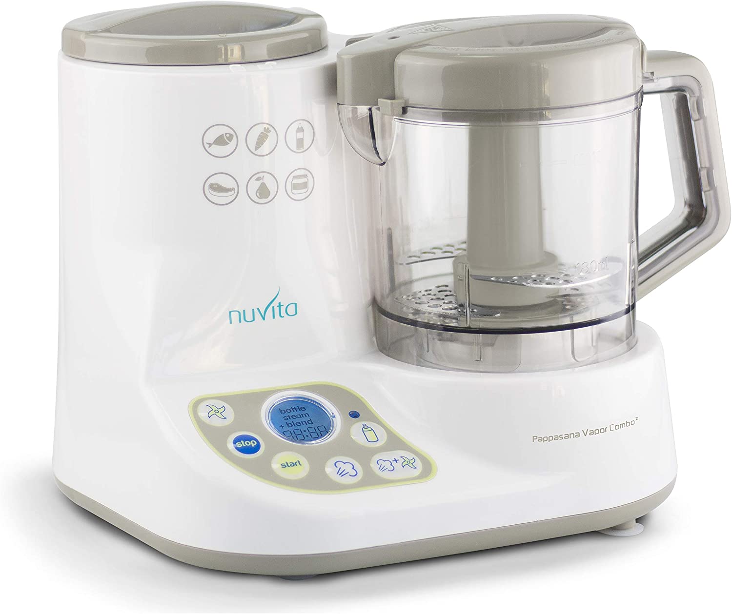 Nuvita Pappasana Vapor Combo 6 In 1. Food Processor  Steam Bottle Warmer  Sterilizer