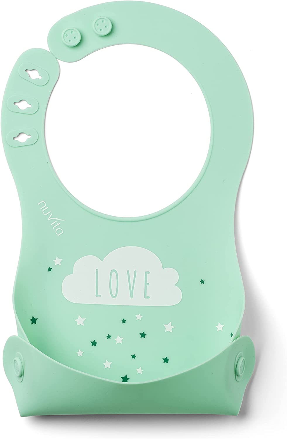 Nuvita Squashy Silicon Roll Up Bib