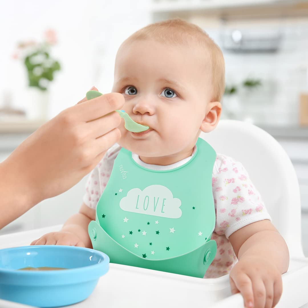 Nuvita Squashy Silicon Roll Up Bib