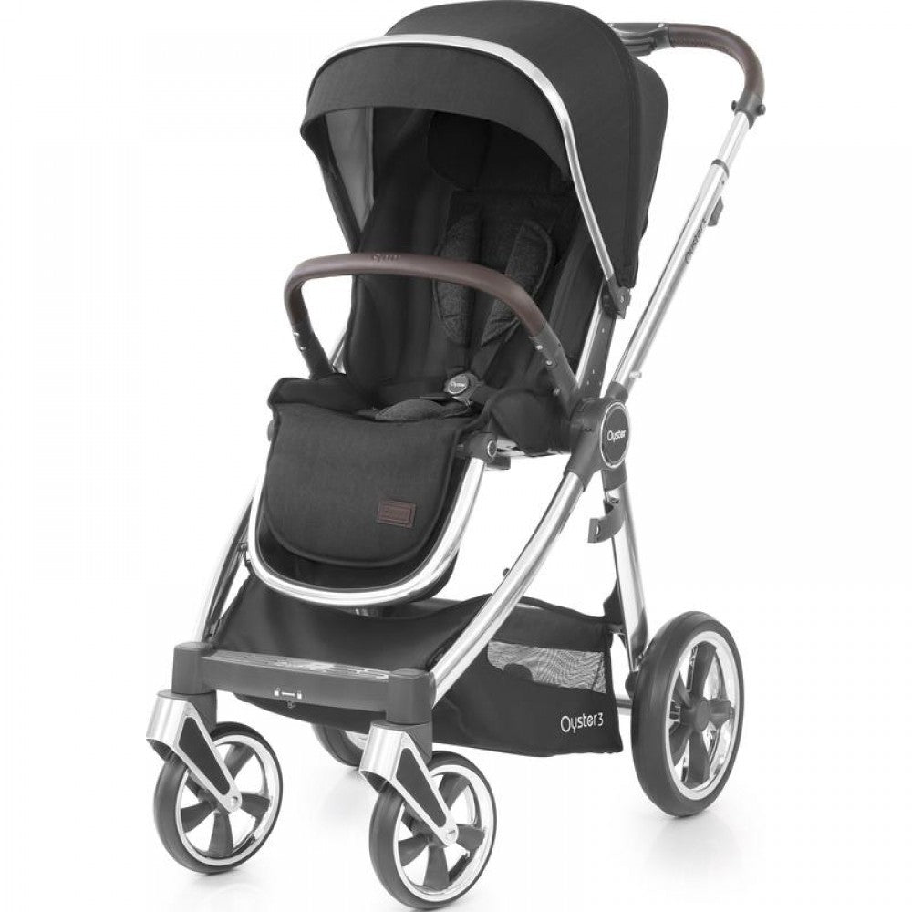 Buy Baby Style Oyster 3 Stroller Chassis  Seat Unit  Raincover  Hood  Shopping Basket | Yallatoys.com