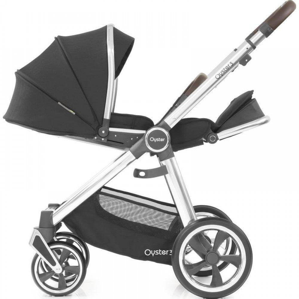 Buy Baby Style Oyster 3 Stroller Chassis  Seat Unit  Raincover  Hood  Shopping Basket | Yallatoys.com