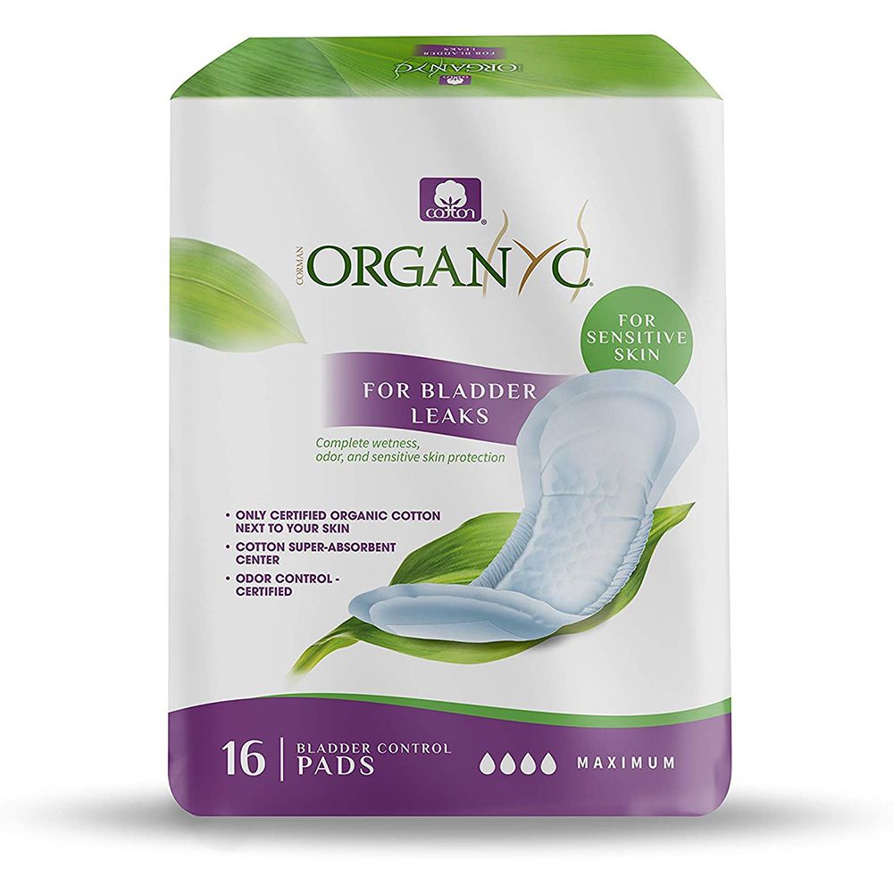 Organyc Light Incontinence Maximum Pads Usa Size