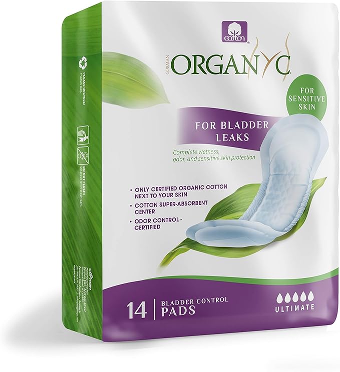 Organyc Light Incontinence Maximum Pads Usa Size