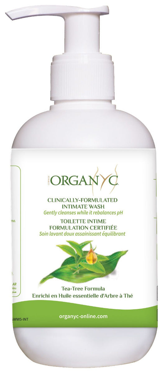 Organyc Intimate Wash With Tea Tree 250ml