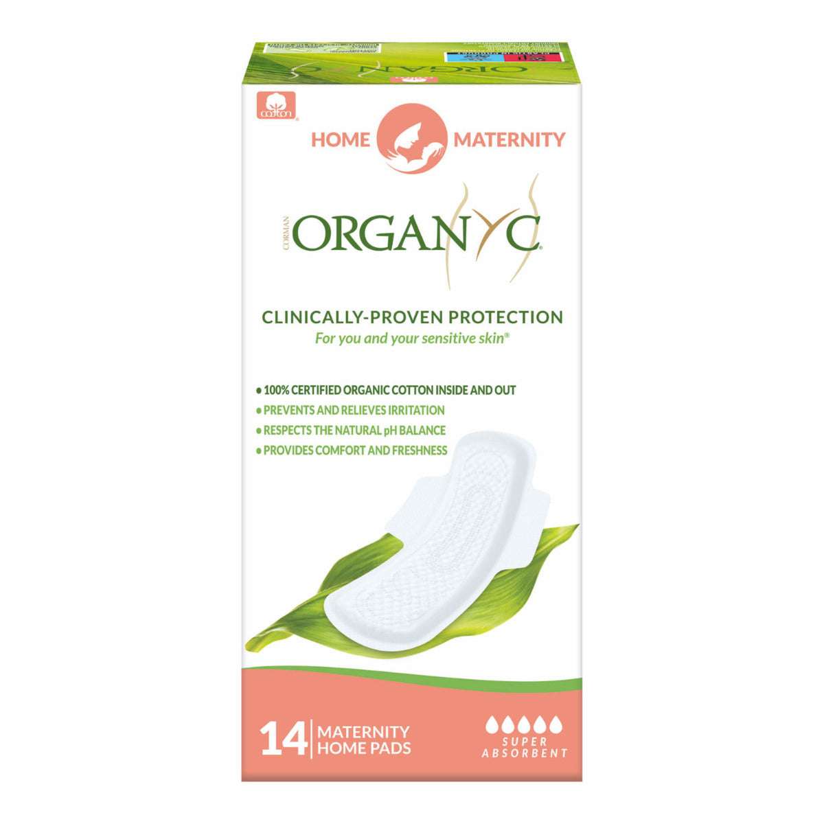 Organyc 100 Percent Organic Cotton Maternity With Wings 14 Pcs