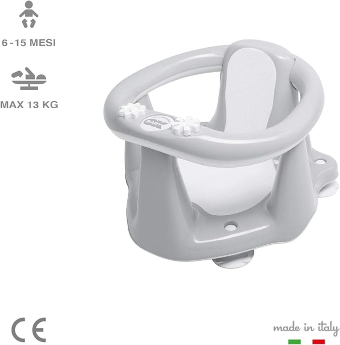 Okbaby Flipper Evolution Bath Ring Grey