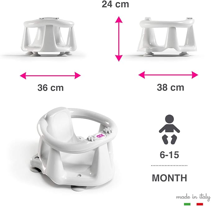 Okbaby Flipper Evolution Bath Ring Grey