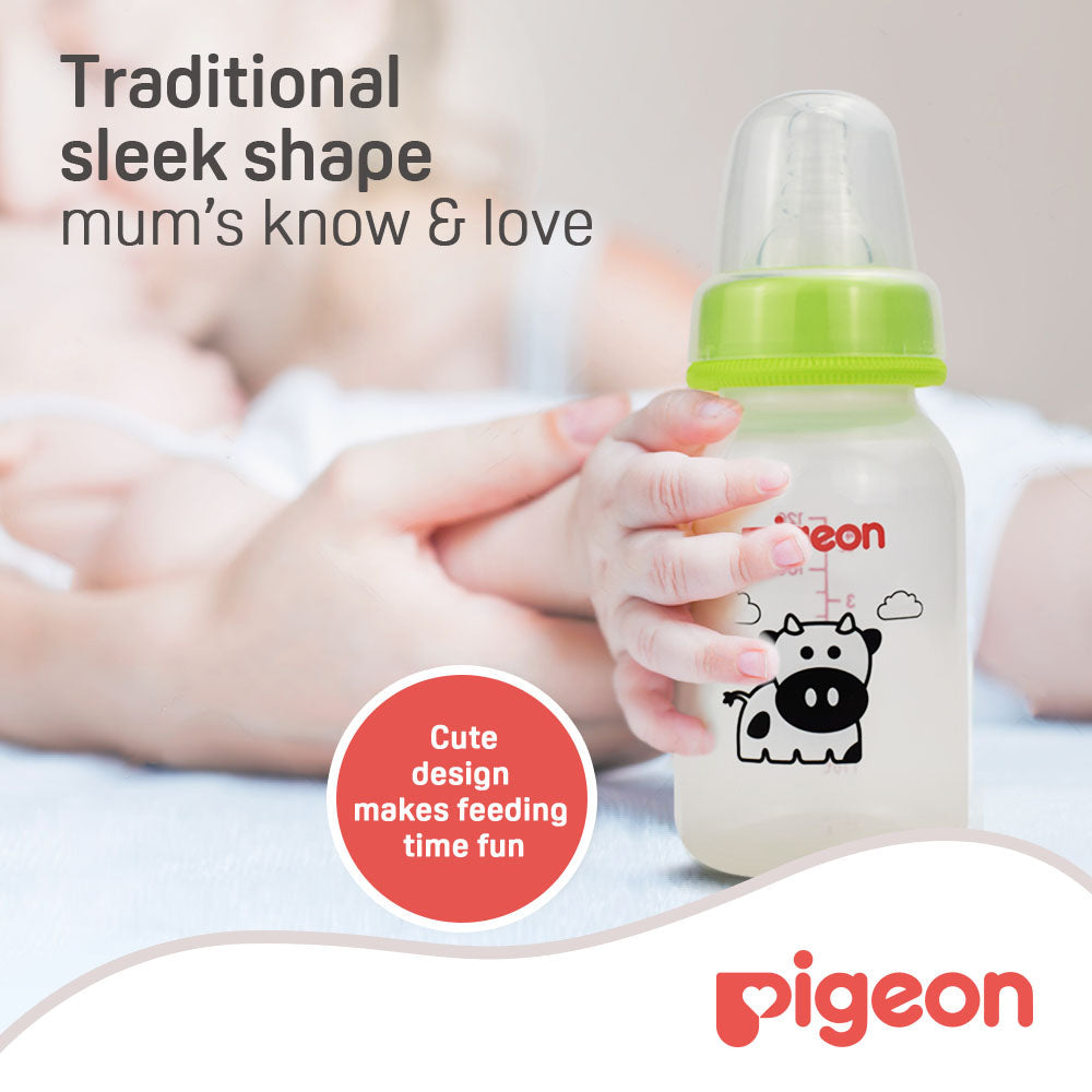 Pigeon Plastic Bottle Sn 120 Ml Animals
