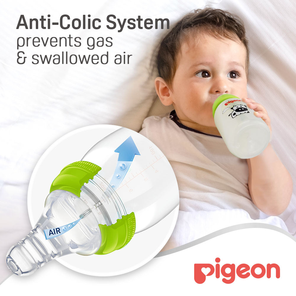 Pigeon Plastic Bottle Sn 120 Ml Animals