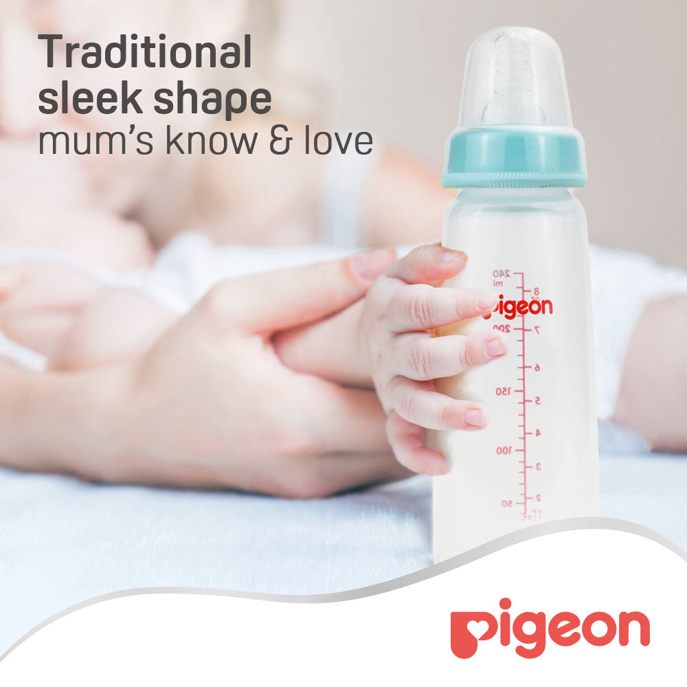 Pigeon Plastic Bottle Sn Clear 240 Ml