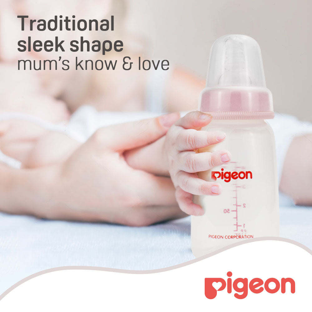 Pigeon Plastic Bottle Sn Clear 120 Ml