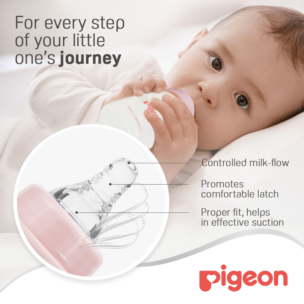 Pigeon Plastic Bottle Sn Clear 120 Ml