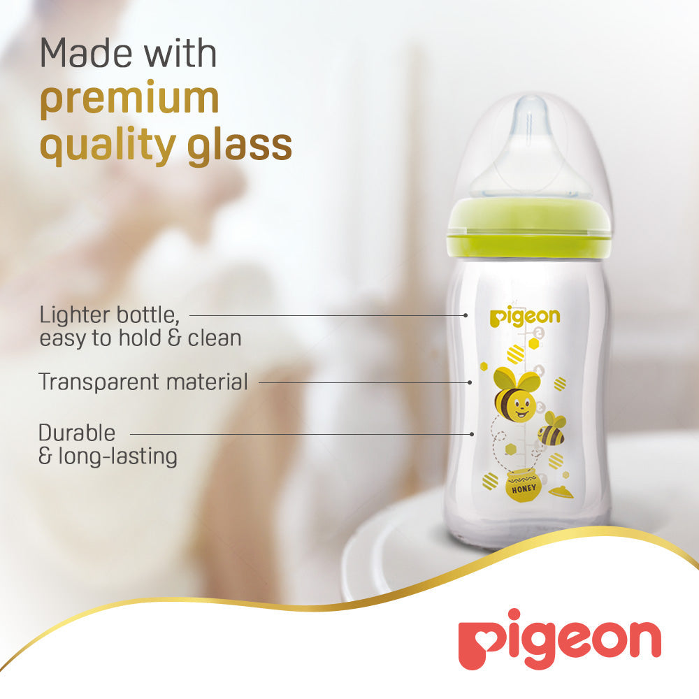 Pigeon Glass Bottle Wn Design  160 Ml
