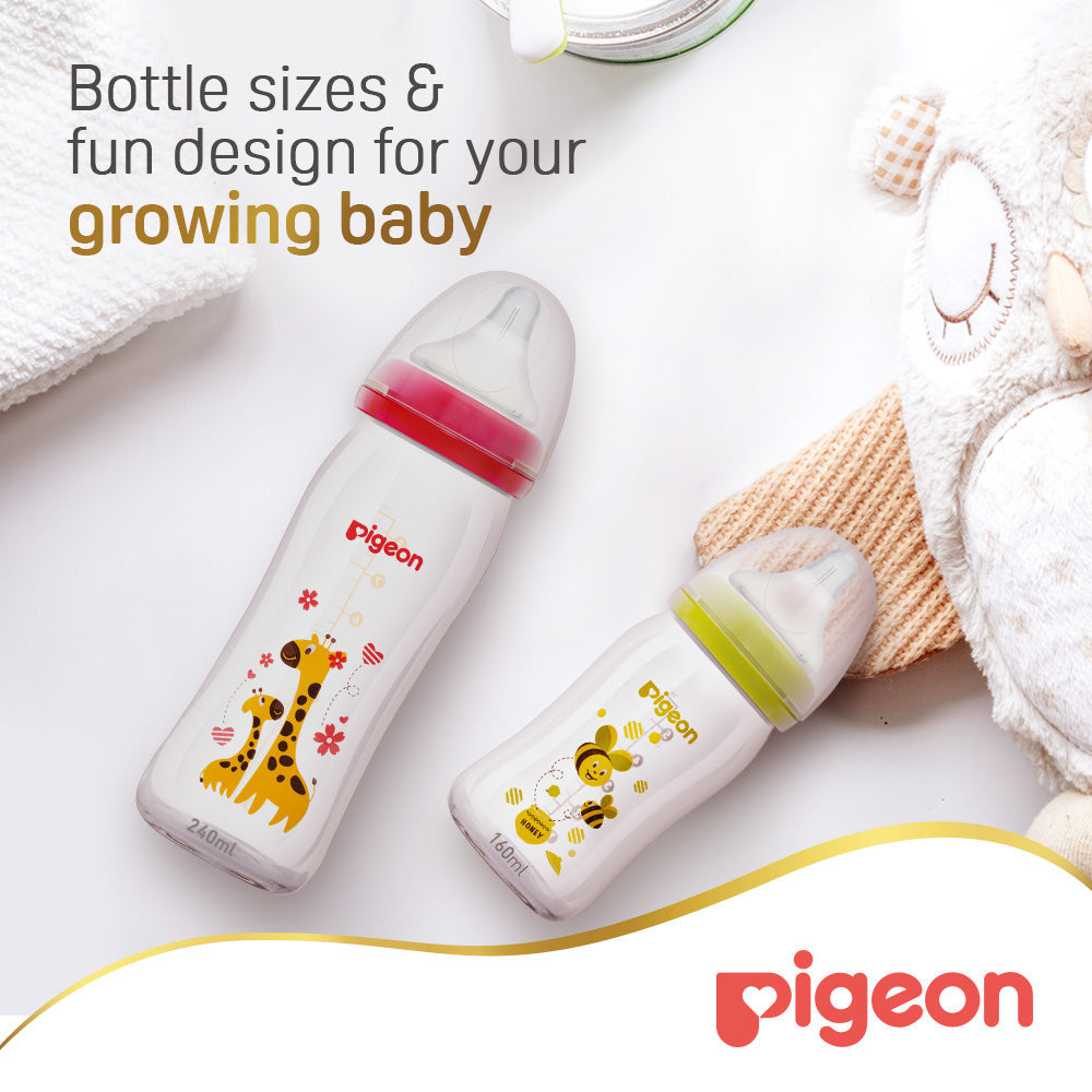 Pigeon Glass Bottle Wn Design  160 Ml