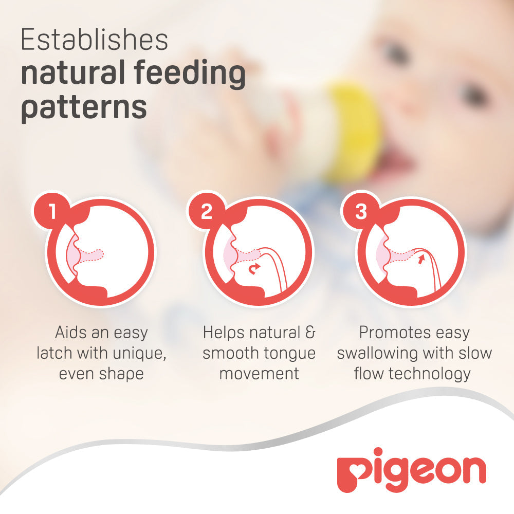 Pigeon Softouch Wn Nipple(M  2Pc Blister
