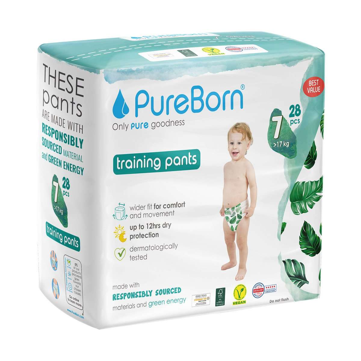 Pure Born Pants 7 28pcs (Sold Separately Subject to Availability)