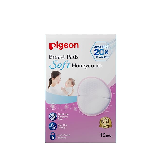 Pigeon Breast Pads Honeycomb 12Pcs Pack