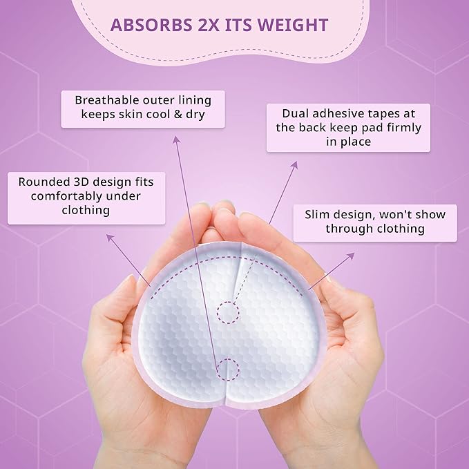 Pigeon Breast Pads Honeycomb 12Pcs Pack