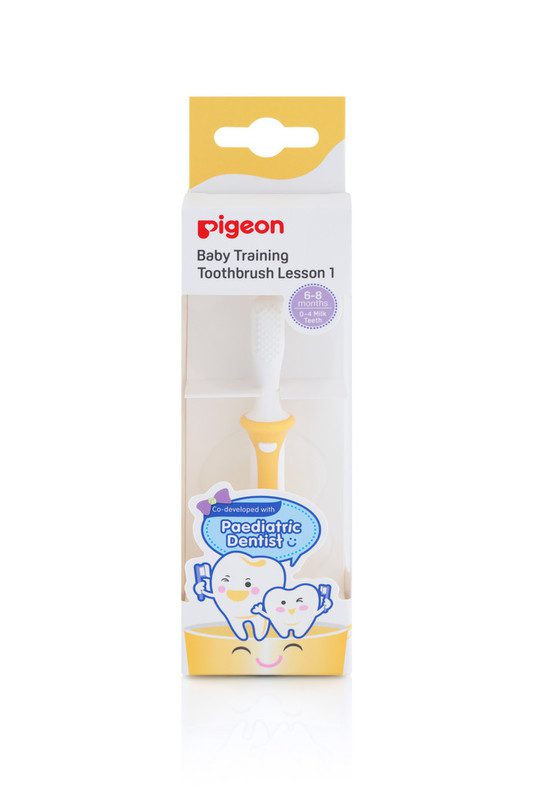 Pigeon Training Toothbrush Lesson 1 Yellow
