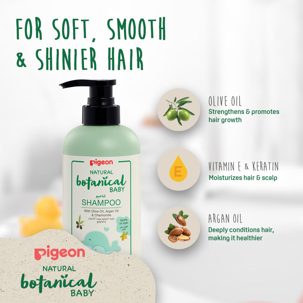 Pigeon Natural Botanical Baby Shampoo 500ml