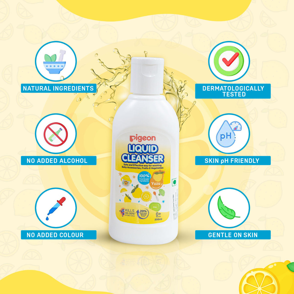Pigeon Liquid Cleanser Yuzu 200ml