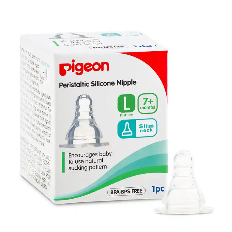 Pigeon Silicone Nipple S Type Large 1Pc Box