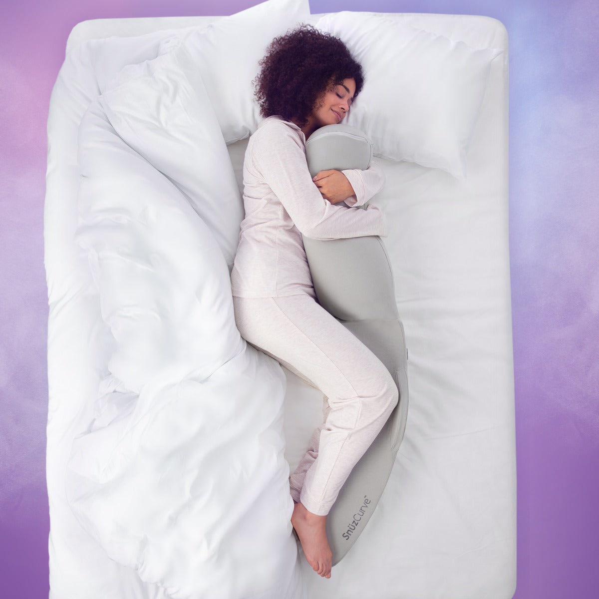 Snuz  Curve Pregnancy Pillow Grey