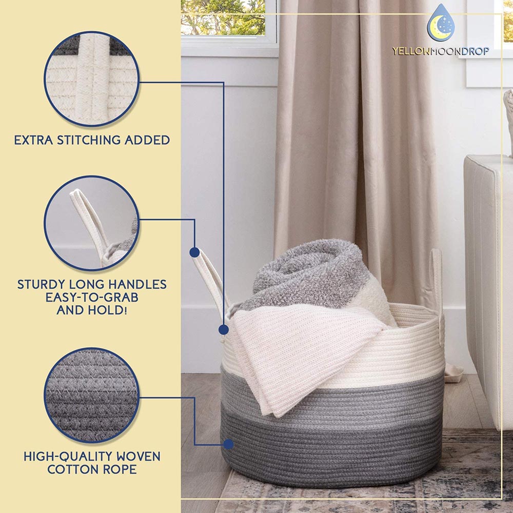 Little Story Multi-Purpose/Laundry Caddy Basket Xxl - Grey