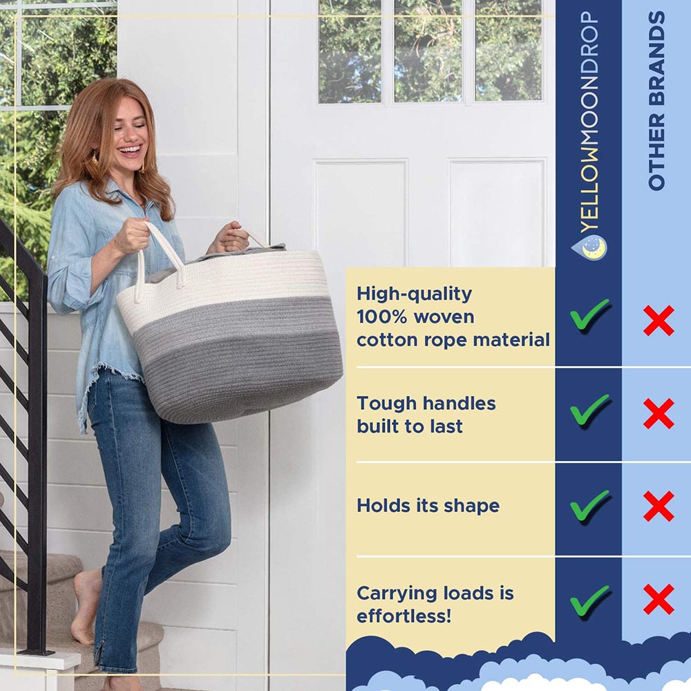 Little Story Multi-Purpose/Laundry Caddy Basket Xxl - Grey