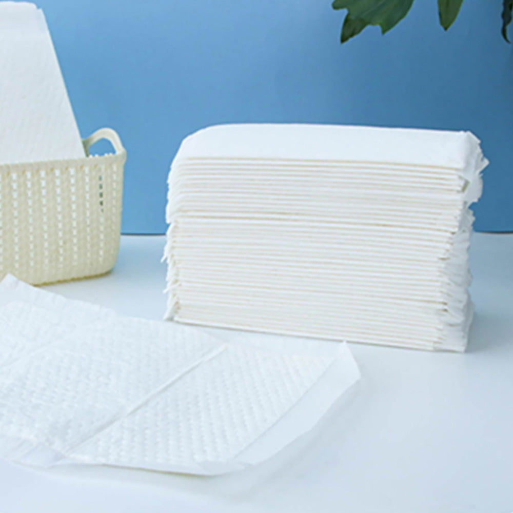 Little Story -Disposable Diaper Changing Mats - Pack Of 50Pcs - White