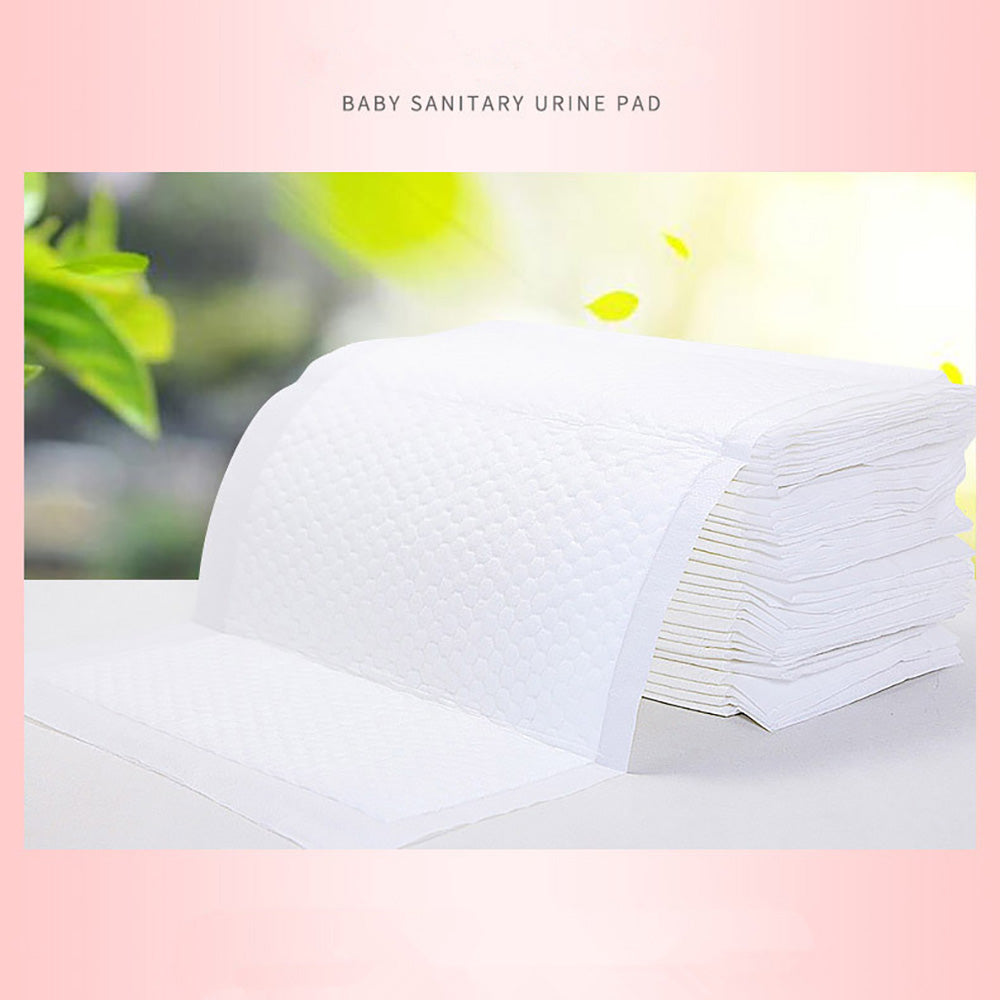 Little Story -Disposable Diaper Changing Mats - Pack Of 50Pcs - White