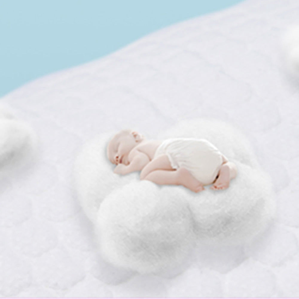 Little Story -Disposable Diaper Changing Mats - Pack Of 50Pcs - White