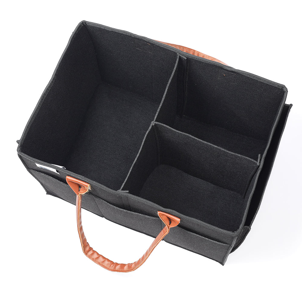 Little Story Diaper Caddy+Pouch-Medium-Black