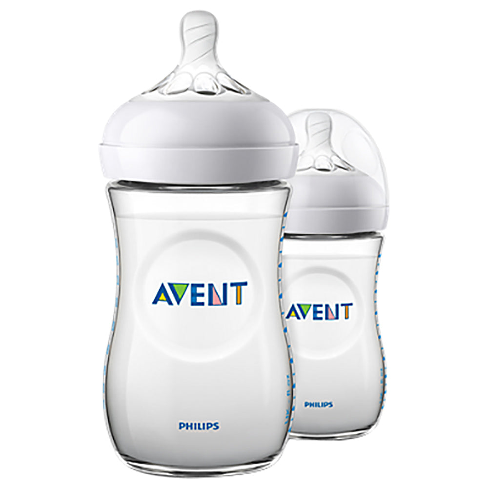 Avent Natural Baby bottle 260ml 2pcs Set Plastic