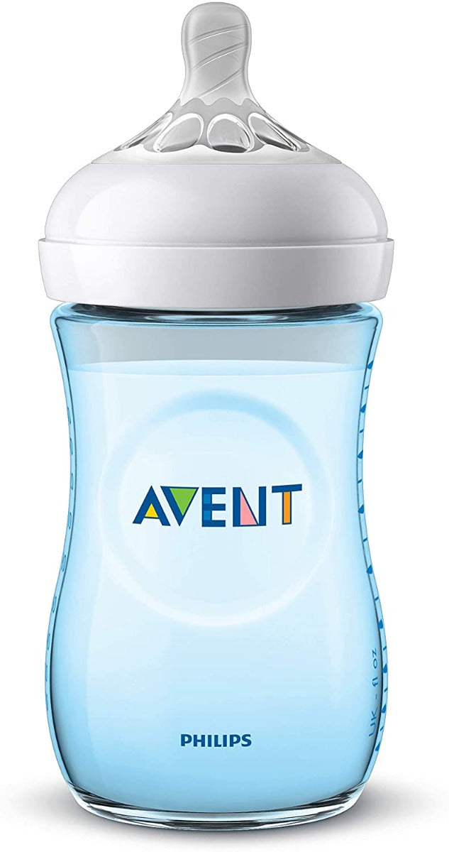 Avent Natural Baby bottle 260ml Blue Plastic