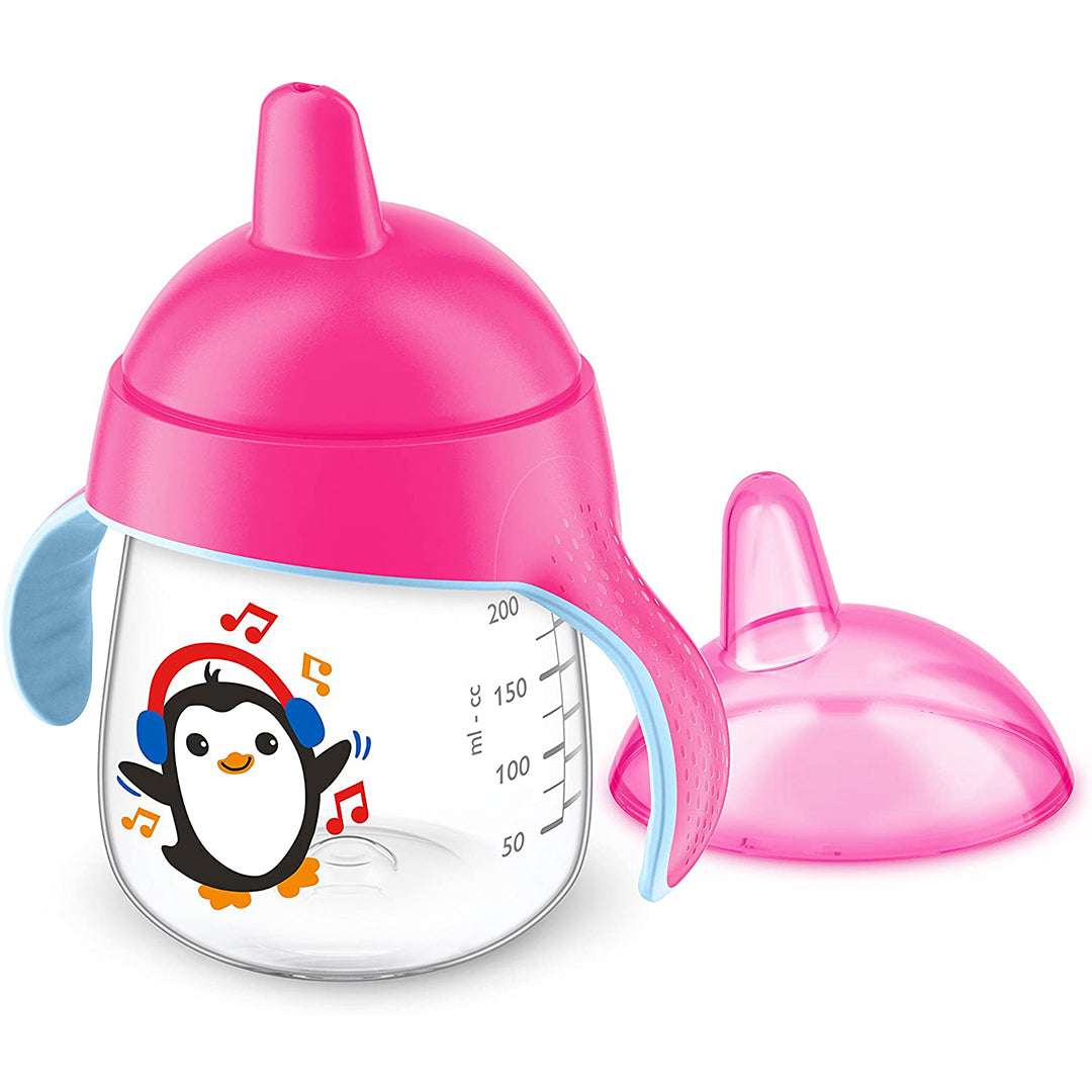 Avent Premium Spout Training Cup 260ml Pink Plastic