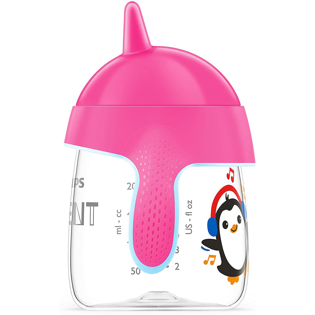 Avent Premium Spout Training Cup 260ml Pink Plastic